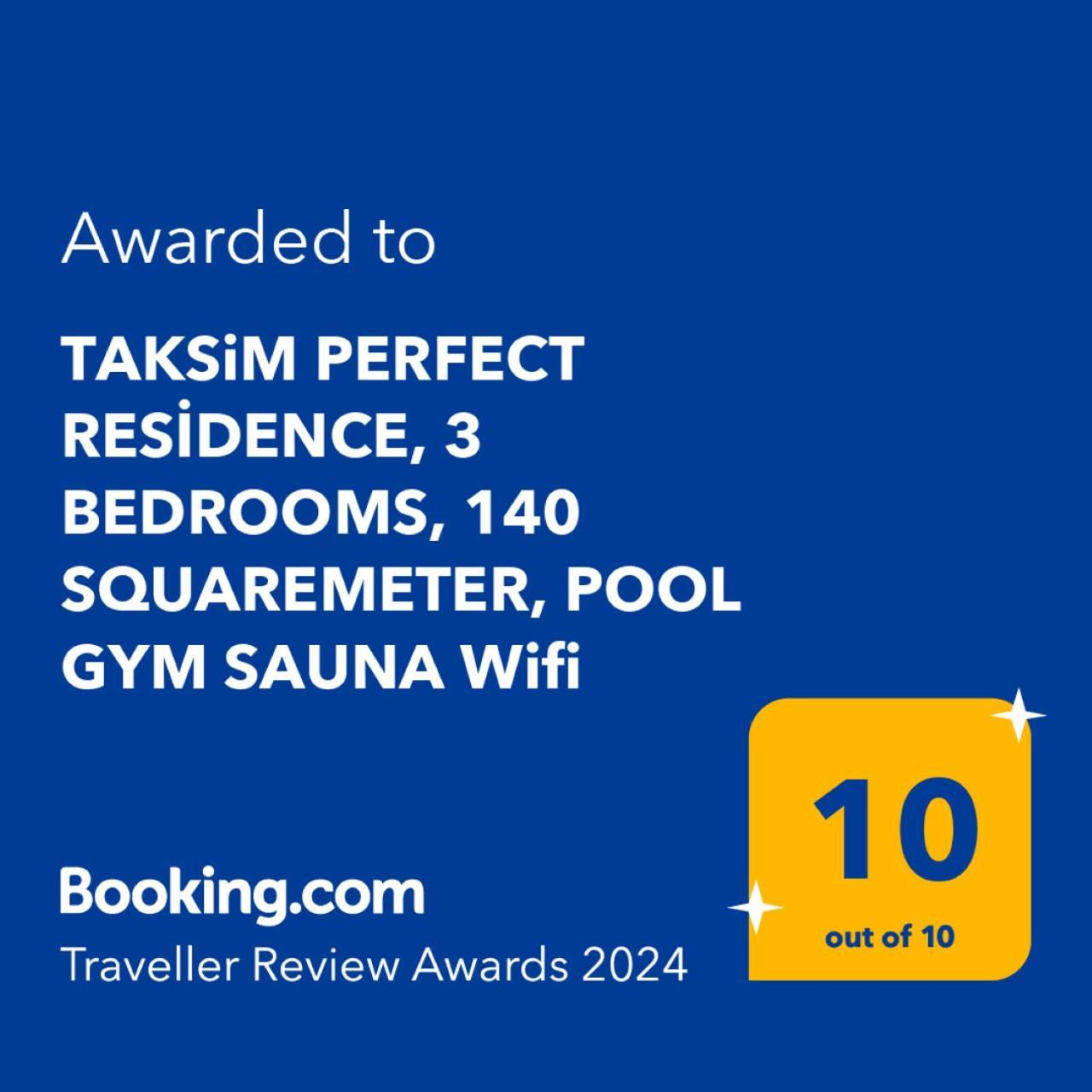 Appartement Taksim Perfect Residence, 3 Bedrooms, 140 M2, Pool Gym Sauna Access *